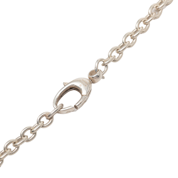 Pre-Loved Gucci Sterling Silver Chain Necklace